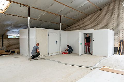  Ontwikkeling en bouw van het koelhuis  Herenboerderij Goedentijd